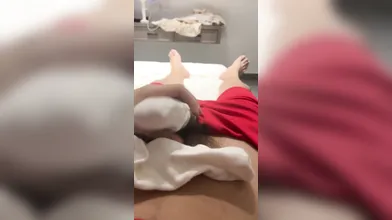 Socks masturbation