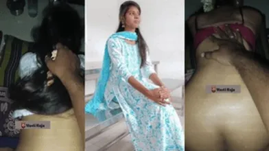 South Indian Wife Gajra Doggy