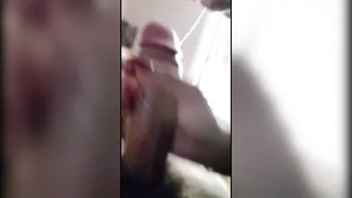 Cultured Girl Spitty Blowjob