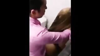 Arab Fucks White Teen In Toilet