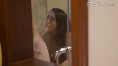 Step Bro Hoses Down Big Titty Step Sister