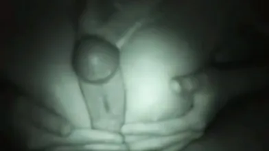 POV Nightvision Blowjob And Titjob