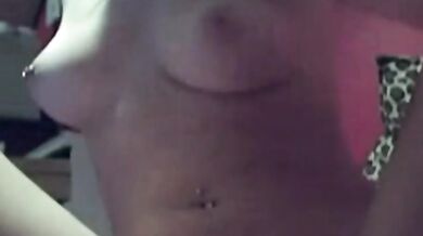 Naked girl on webcam showing her beautiful tits