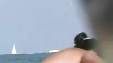 pying on the Beach