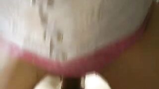 She makes me cum on her perky tits