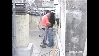 Spying My Girlfriend fuck with her best friend on Terrace