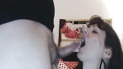 See My Wife Sucking My Cock With No Hands