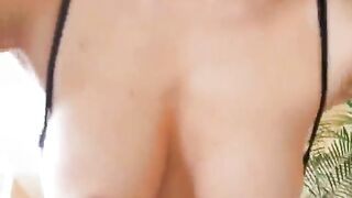 Homemade anal sex with busty blonde girlfriend