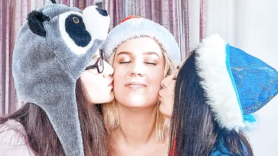 Christmas party orgasms