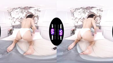 Orgasming with a phone in her hands