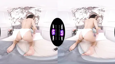 Orgasming with a phone in her hands