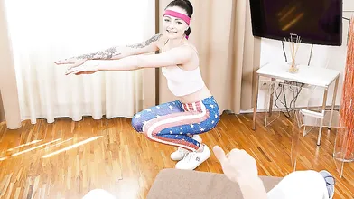 Workout viewer turns into fucker