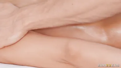 BRAZZERS Discreet Masseuse slips finger into Rachel!