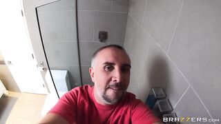 Creeper Landlord punished with FFM Sex