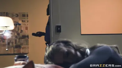 Security Guard finds Pornstar Lena Sleeping