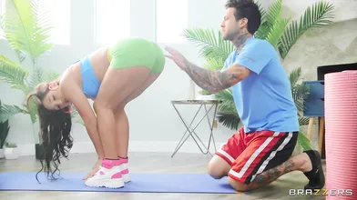 BRAZZERS 80's Spandex Abella Danger Blasted Away!