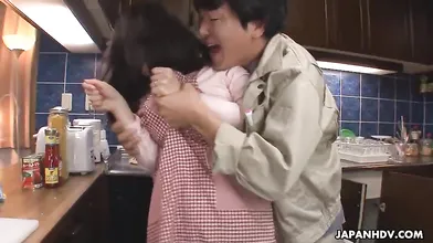 Lovely housewife had wild sex with a plumber