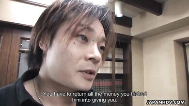 Hot slut Misaki Aiba pays with her snatch