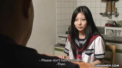 Teen Sayaka gets drilled and pounded rough