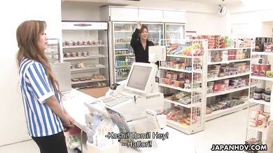 Hibiki Ohtsuki gets fucked at work hardcore