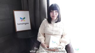 Ryo Izumi takes off her dress and reveals a chubby figure