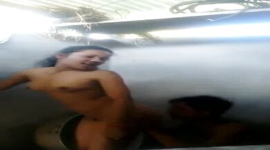 Indian Woman And Boyfriend Sex In Bathroom