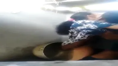Indian Woman And Boyfriend Sex In Bathroom