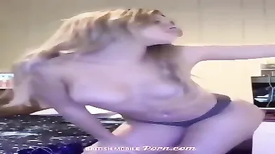 Too Rude For TikTok - After Hours Teen On Her Mobile Phone