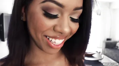 Sugar daddy nails busty black babe Katt