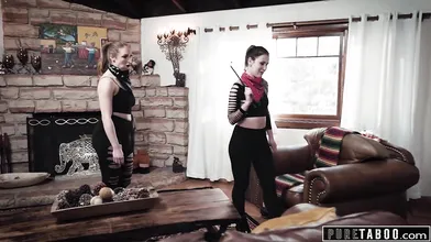 PURE TABOO Raging Lesbians Furiously Squirt All Over Scumbag Realtor's House