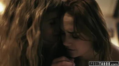 PURE TABOO Lena Paul Creampied By College Friend As Her Wife Siri Dahl Watches