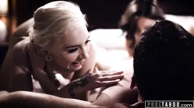 PURE TABOO Krissy Lynn Finds Cheating Husband Fucking The Babysitter