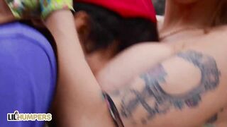 LIL humpers - Sexy Big Tits Joslyn James Loves Humping Her Lawn Gnome
