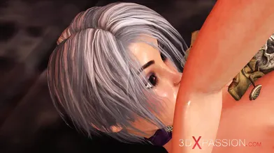 A young princess gets fucked by 3d shemale in the dark dungeon