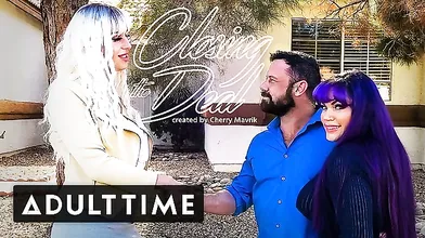 ADULT TIME Couple Gets Into A Threesome With Real Estate Agent