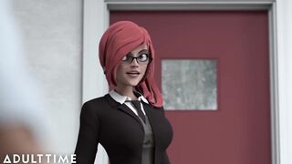 ADULT TIME - Hentai Sex University Prodigy Dominates Principal's Pussy For His Midterm Exam