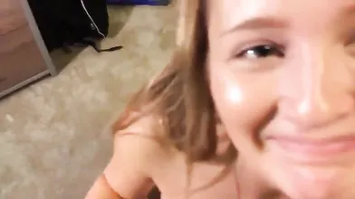 My Real Ex Girl Swallows Cum After Amazing Blowjob