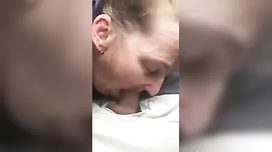 Granny Bj Swallow In Car