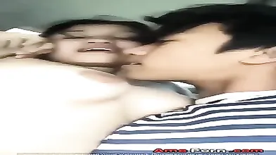 Cute Indonesian Girl With Big Tits Sucks On Dick In The Car