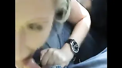 Dirty Blonde Teen Chav In Car Park