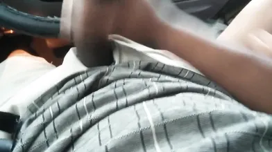 Blowjob And Handjob In Car