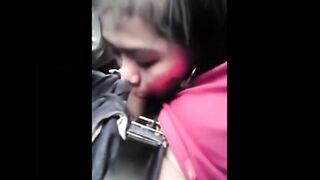 Asian Teen Blowjob In The Car