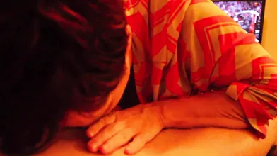 Cougar Sucking My Cock