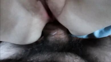 Fat Cock In Her Holes - Close Up