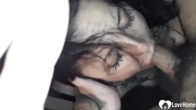 Tattooed Bombshell Cant Stop Feasting On My Throbbing Boner