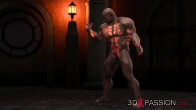 Ritual ceremony. A sexy young blonde gets fucked hard by a big man in a medieval castle