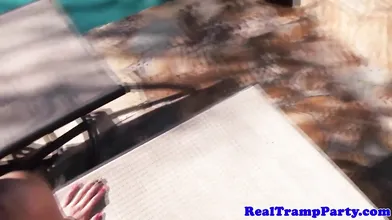 Sydnee Taylor and Madison Chandler share his dick and load
