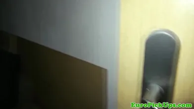 Petite Czech hottie needs cash so she sucks big dick