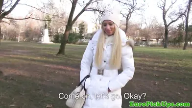 Czech goddess takes his load inside her after a ride