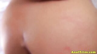 Amateur babe assfucked POV